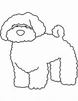 Bichon Divertenti Simpatici Frise Poodle Cani Supercoloring Mammiferi Dettagli sketch template