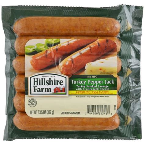hillshire farm turkey pepper jack smoked sausage hy vee aisles online
