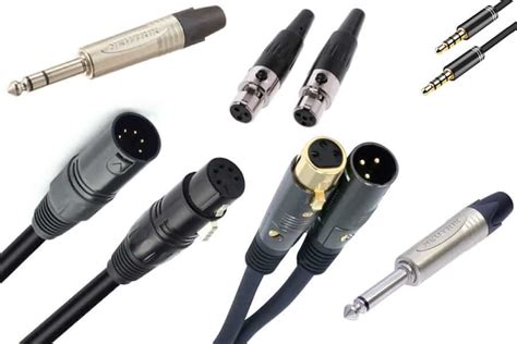 microphones plug  full list  mic connections