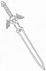 Legend Espada Espadas Dibujo Maestra Template Swords Skyward Walkthrough sketch template