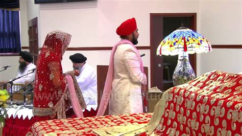 anand karaj lavaan blissful ceremony punjabi wedding video youtube