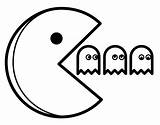 Pacman Pac Fantasma Colorironline sketch template