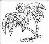 Coconut Tree Coloring Drawing Pages Getdrawings Pack Great Printable Color Getcolorings Coco sketch template