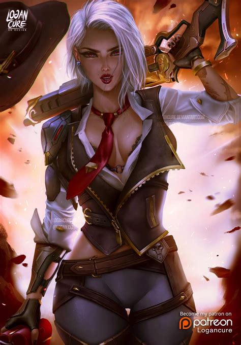 Ashe Overwatch By Logancure Overwatch Wallpapers