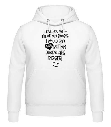 boobs love · männer hoodie shirtinator