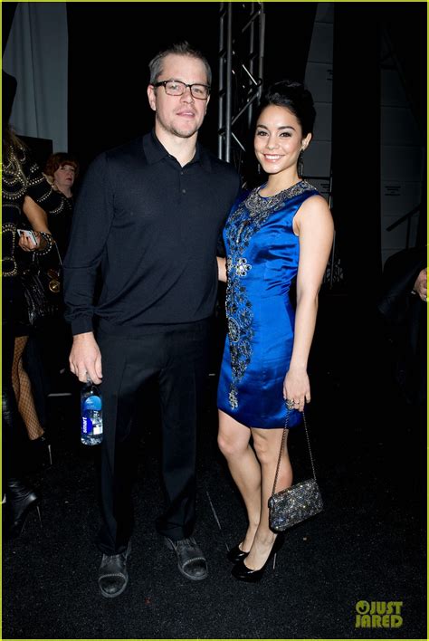 Vanessa Hudgens And Matt Damon Naeem Khan Fashion Show Photo 2810806
