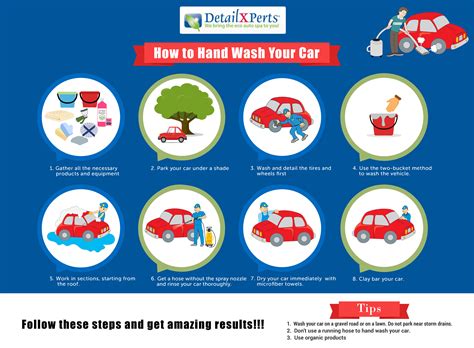 how to hand wash your car [infographic] detailxperts we bring the