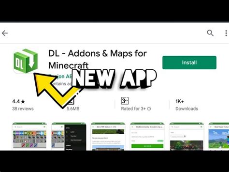 mcpedl app released dl addons maps  mcpe youtube