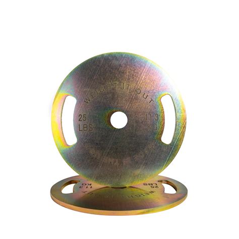 solid steel  pound weight plate pair weight