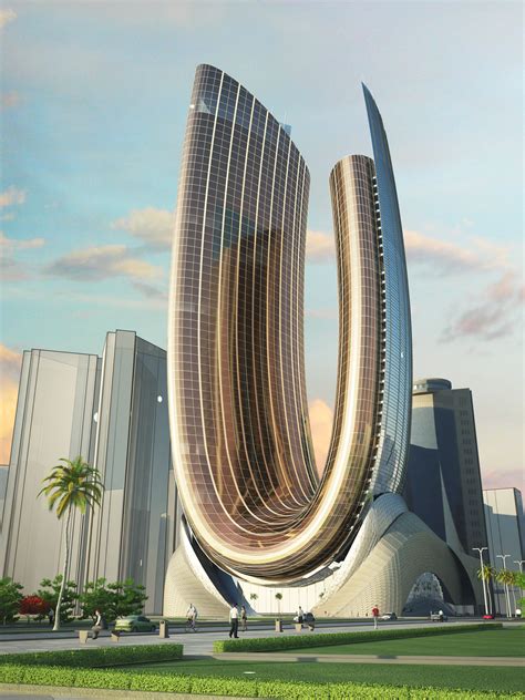 hotel proposal  abu dhabi  atkins architecturaldesign abudhabi modern architecture