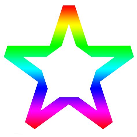 awesome job rainbow star multi color star sticker zazzle