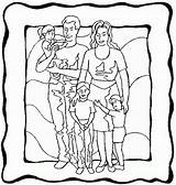 Family Coloring Pages Color sketch template