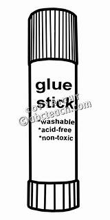 Glue Stick Clipart Clip School Ruler Advertisement Clipartpanda sketch template