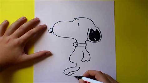 Como Dibujar A Snoopy Paso A Paso How To Draw Snoopy Youtube