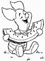 Pooh Piglet sketch template