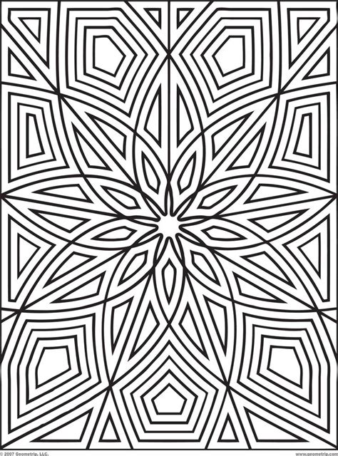images  geometric coloring patterns  pinterest print