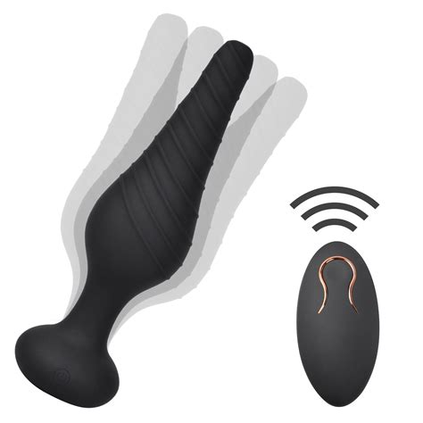Cob Vibrating Anal Plug With 10 Vibration Modes Rechargeable Male Anal