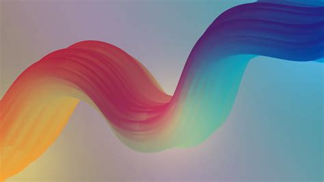 yellow red green and purple smoke wallpaper abstract wavy lines