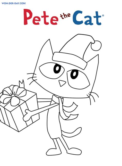 pete  cat coloring pages  coloring pages  day