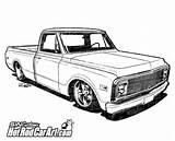 C10 Chevy Clipart 1970 Truck Drawing Chevrolet Clip Gmc Trucks Car Drawings Classic Hot Coloring Cartoon Vintage Pickup Automotive Pages sketch template