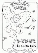 Coloring Magic Rainbow Pages Fairy Kids Cartoons Popular Cartoon sketch template