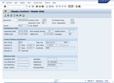 outline agreements  sap introduction dab daten analysen