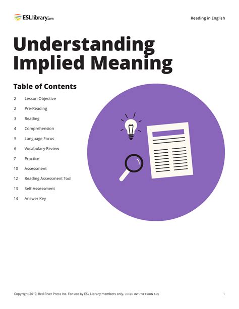 understanding implied meaning