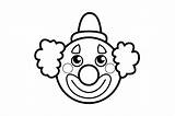 Clown Face Drawing Clipart Easy Scary Coloring Clowns Clipartmag Book Faces Webstockreview sketch template
