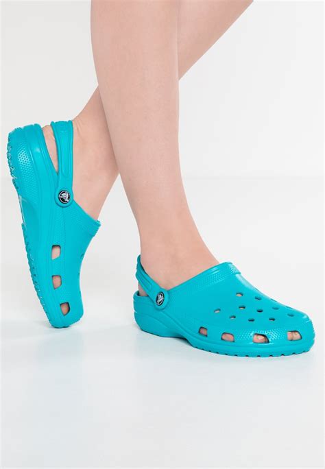 crocs classic pantoffels turquoise zalandonl