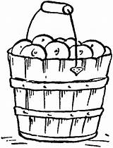 Apple Bucket Clipart Vintage Apples Clip Cliparts Drawing Graphics Color Library Thegraphicsfairy sketch template