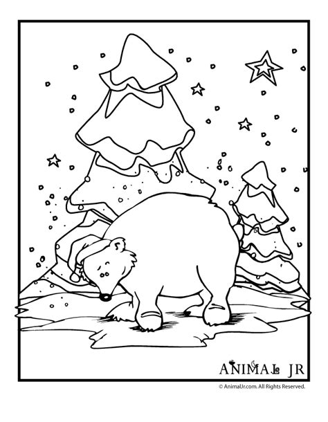 coloring pages  fun worksheets coloring pages winter polar bear