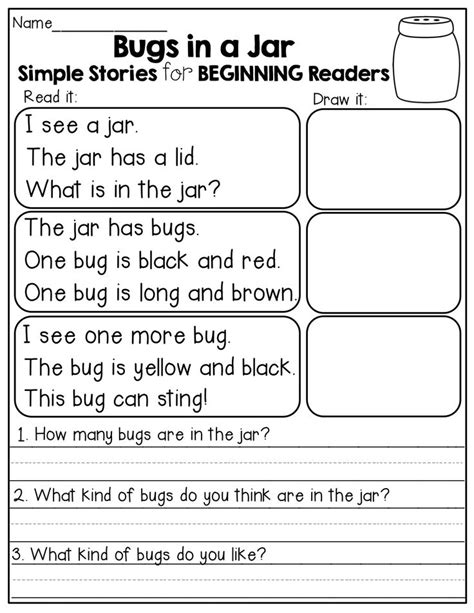 pin  reading  grade reading worksheets  coloring pages