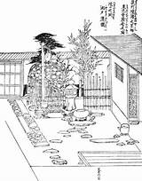 Coloring Japanese Garden Pages Buddhist Temple Book House Gardens Colouring Zen Homes Cars Priests Designlooter Drawings Kyoto Mandala 500px 05kb sketch template