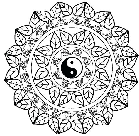 mandala coloring pages advanced level printable  getcoloringscom