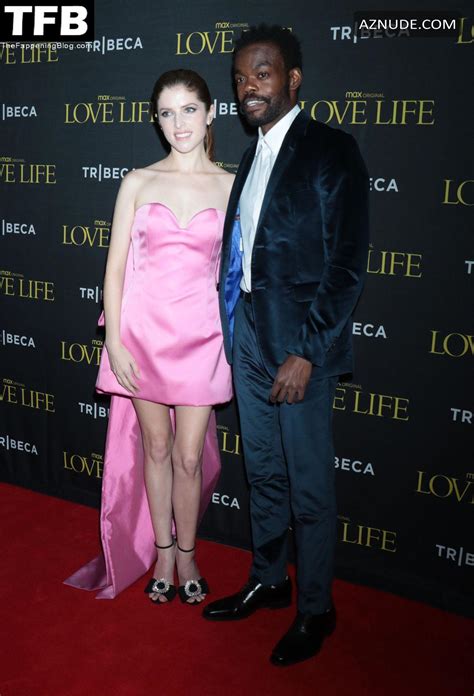 anna kendrick sexy seen flaunting her gorgeous body in a pink dress at