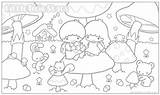 Coloring Lala Kiki Pages Twin Little Stars Sanrio Littletwinstars Book Save sketch template