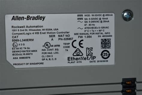 lerm series  allen bradley compactlogix  controller  ebay