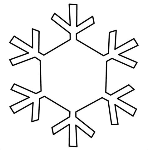 printable christmas snowflake template  printable snowflake