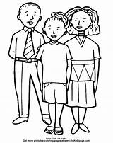 Coloring People Pages Clipart Kids Printable Color Sheets Standing Three Adults Colouring Print Pdf Coloringhome Popular sketch template