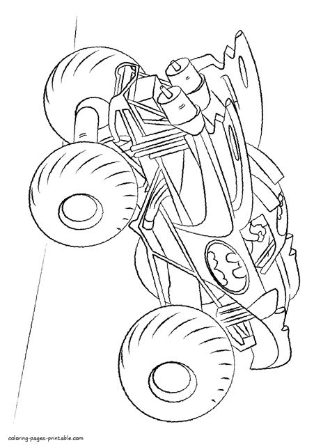 batman monster truck coloring pages coloring pages printablecom