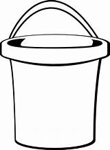 Coloring Pail Filler sketch template