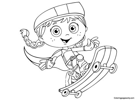 red skateboarding coloring page  printable coloring pages
