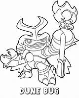 Coloring Skylanders Pages Dune Bug Printable Scribblefun Sheet sketch template