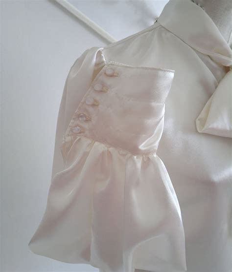 ivory satin blouse wicked waists