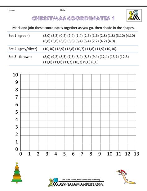 search results  christmas coordinate graphing worksheets
