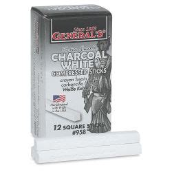 generals white charcoal pack   blick art materials