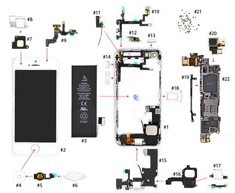 iphone  parts diagram vkrepaircom