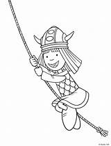 Viking Wicky Wickie Pages Vicky Fun Kids Coloring sketch template