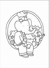 Babar Elephant Coloring Pages Episodes Coloring2print sketch template