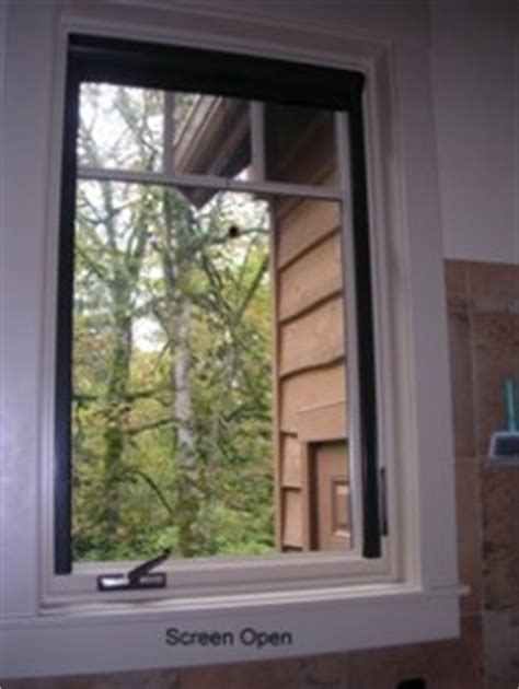 retractable window screens casement window